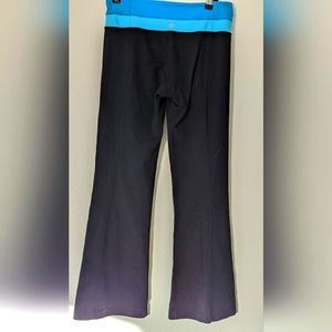 Lululemon Groove Pant Blue 2 Tone Band Yoga Pants